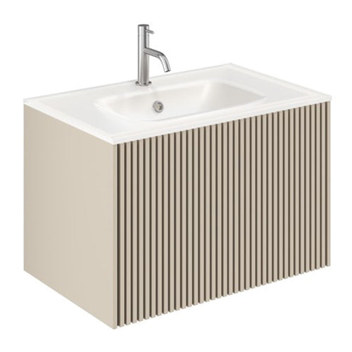 Crosswater Limit 700 Single Drawer Unit with Ice White Basin