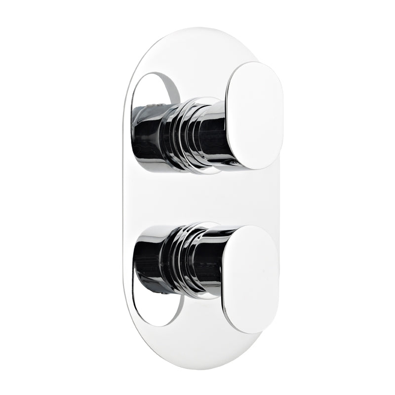 SW6 Logik Thermostatic Concealed Shower with Fixed Overhead Drencher Option 2