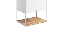 Mada Wall Mounted Rectangular Shelf & Frame in Matt White