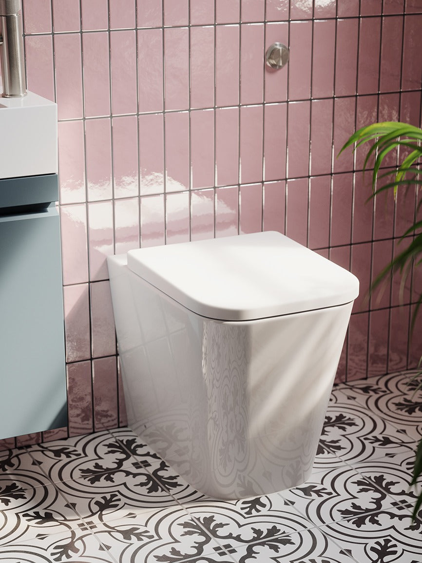 SANEUX Matteo Back To Wall Wc Pan - Rimless