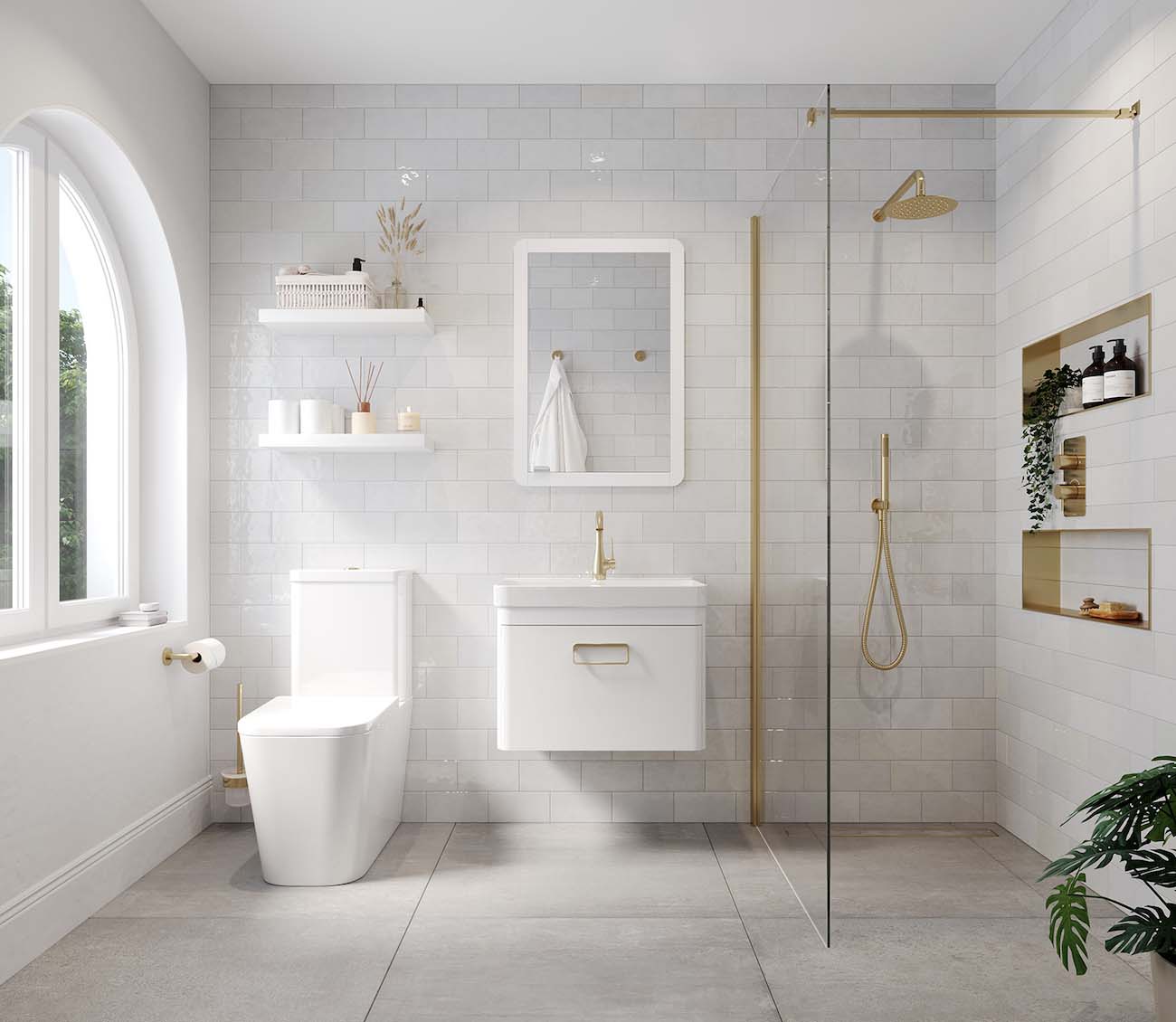 SANEUX Matteo Rimless Close Coupled WC Pan