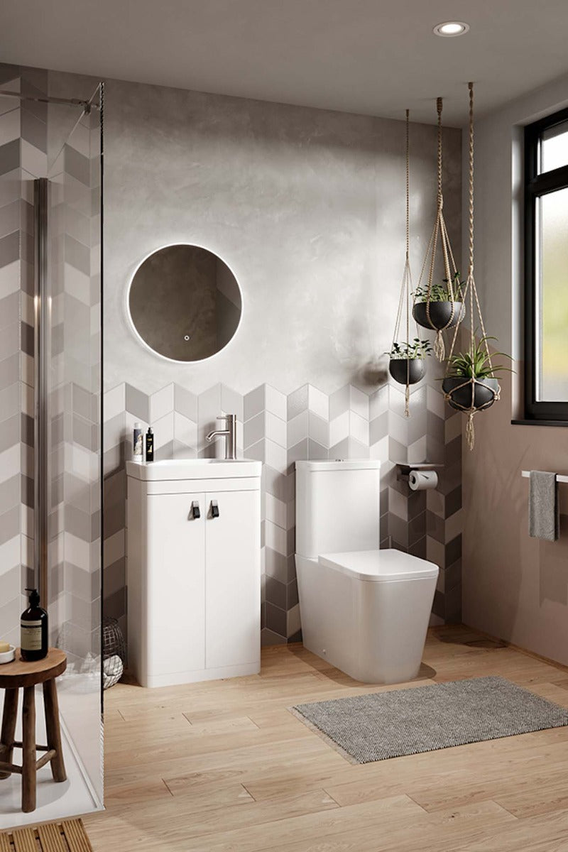 SANEUX Matteo Rimless Close Coupled WC Pan