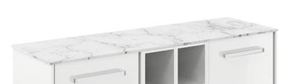 Crosswater Infinity Marble Effect Worktop 1410mm