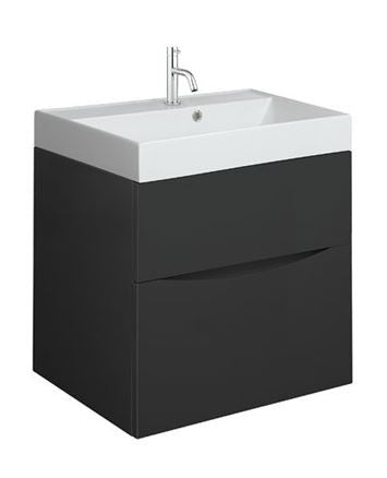 Crosswater Glide II Wall Hung Vanity Unit 500mm 2 Drawer
