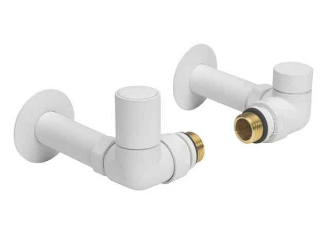Crosswater MPRO Angled Rad Valve Matt White