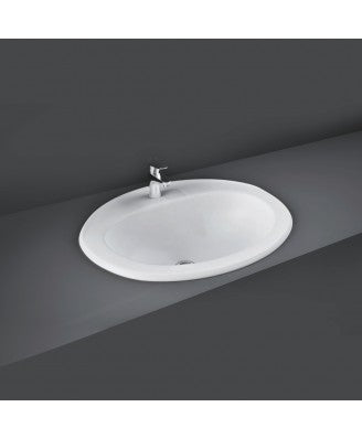 RAK Mira 56cm Over Counter Wash Basin 1 Tap-Hole
