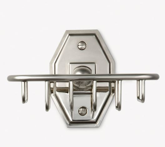 Lefroy Brooks Mackintosh Shower Soap Basket - Silver Nickel