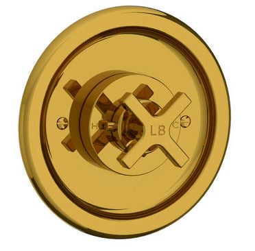 Lefroy Books Mackintosh Concealed Thermostatic Shower Mixer Valve - Antique Gold