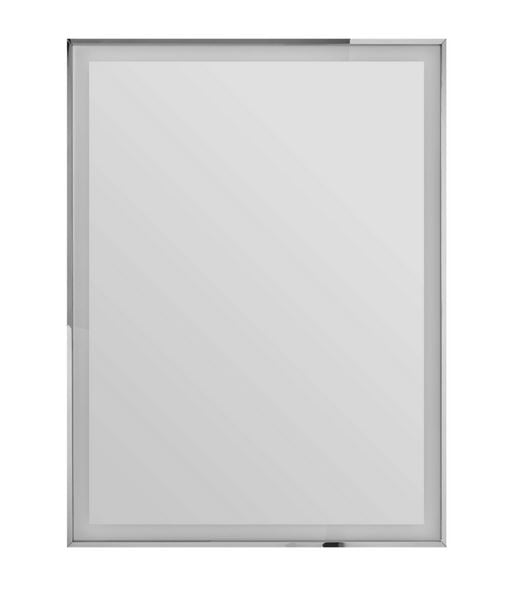 Kingston Black Illuminated Mirror Rectangular 600x800mm