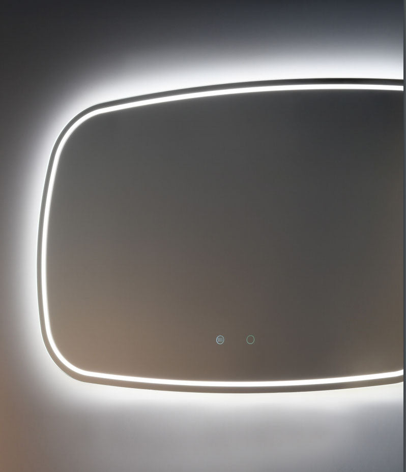 Emporio Bagno Moonlight Oval 600 x 650mm All Round LED Mirror With Demister