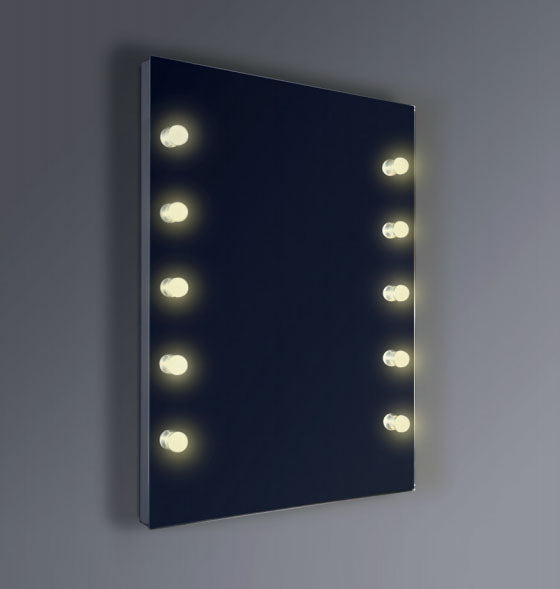 Emporio Bagno Movie Star 600 x 800mm Rectangular Hollywood Makeup Mirror