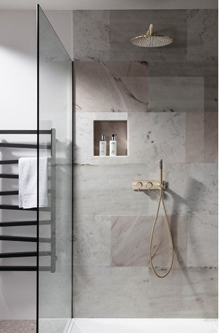 Crosswater MPRO 300mm Shower Head Brushed Brass