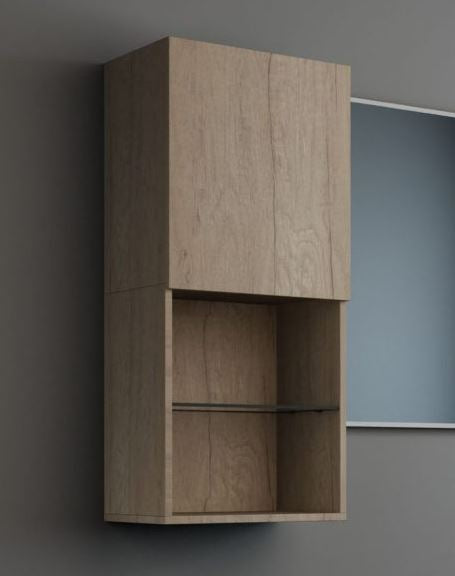 Essentials Liberty Wall Storage Cabinet in Natural Oak