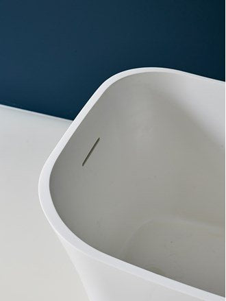 Clearwater Nebbia 1600 x 800mm Natural Stone Bath Satin