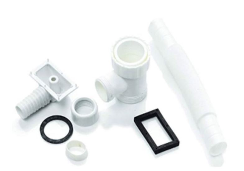 Overflow Plumbing Kit Excluding Overflow Plate