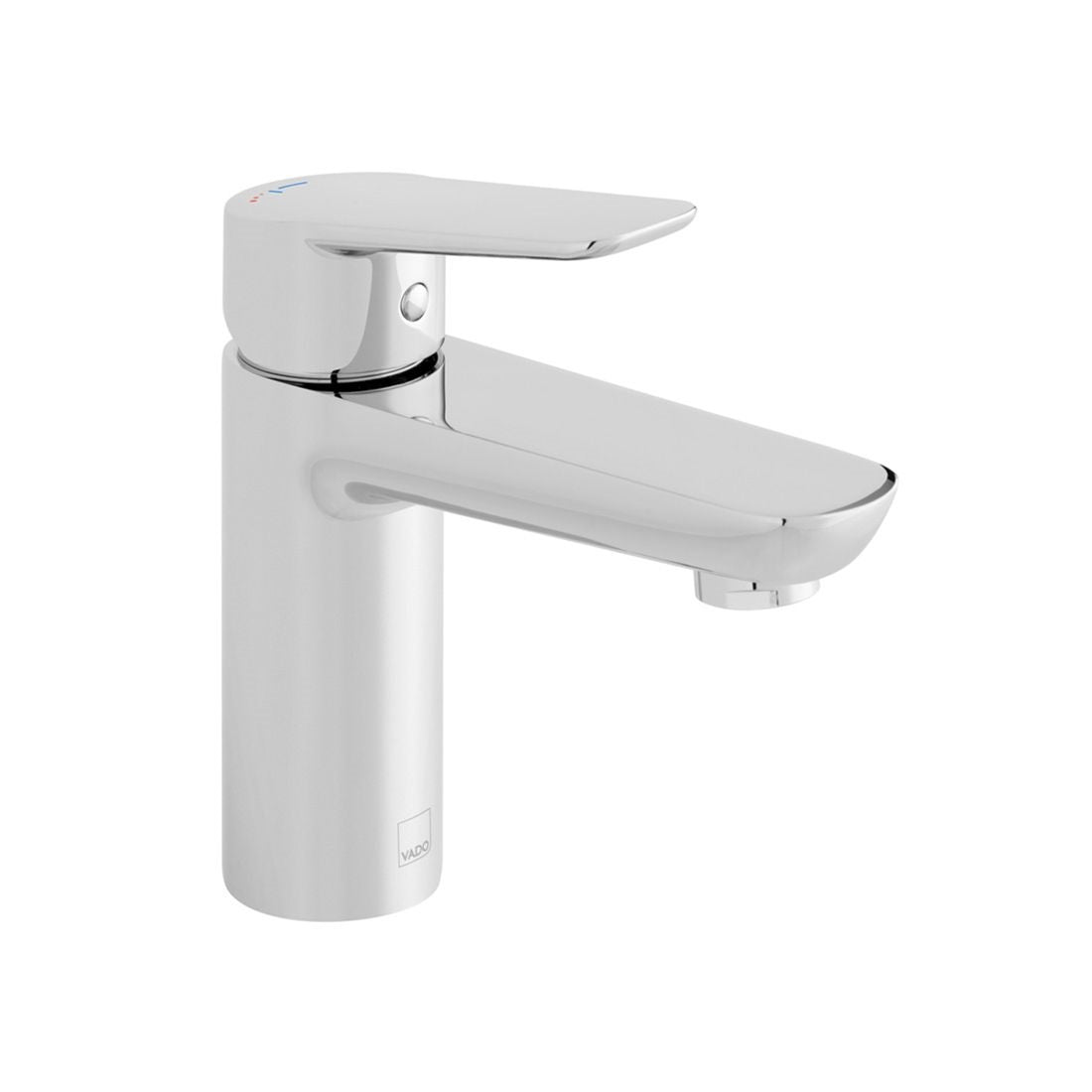 VADO Photon Ecoturn Mono Basin Mixer Tap - Chrome Finish