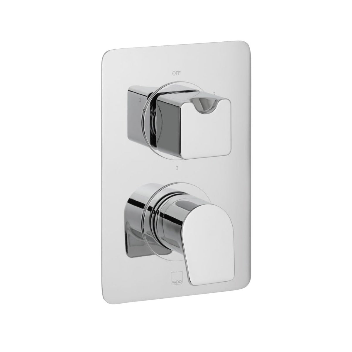 VADO DX Photon 3 Outlet Thermostatic Shower Valve - Chrome Finish