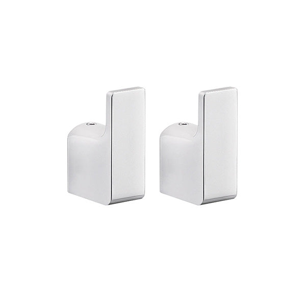 Bathroom Origins Pirenei Chrome Robel Hook x 2 (Pair)