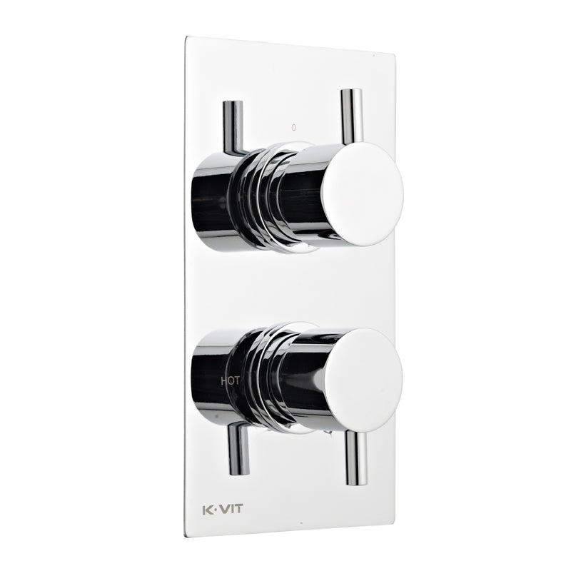 SW6 Plan thermostatic concealed shower with adjustable head Option 1