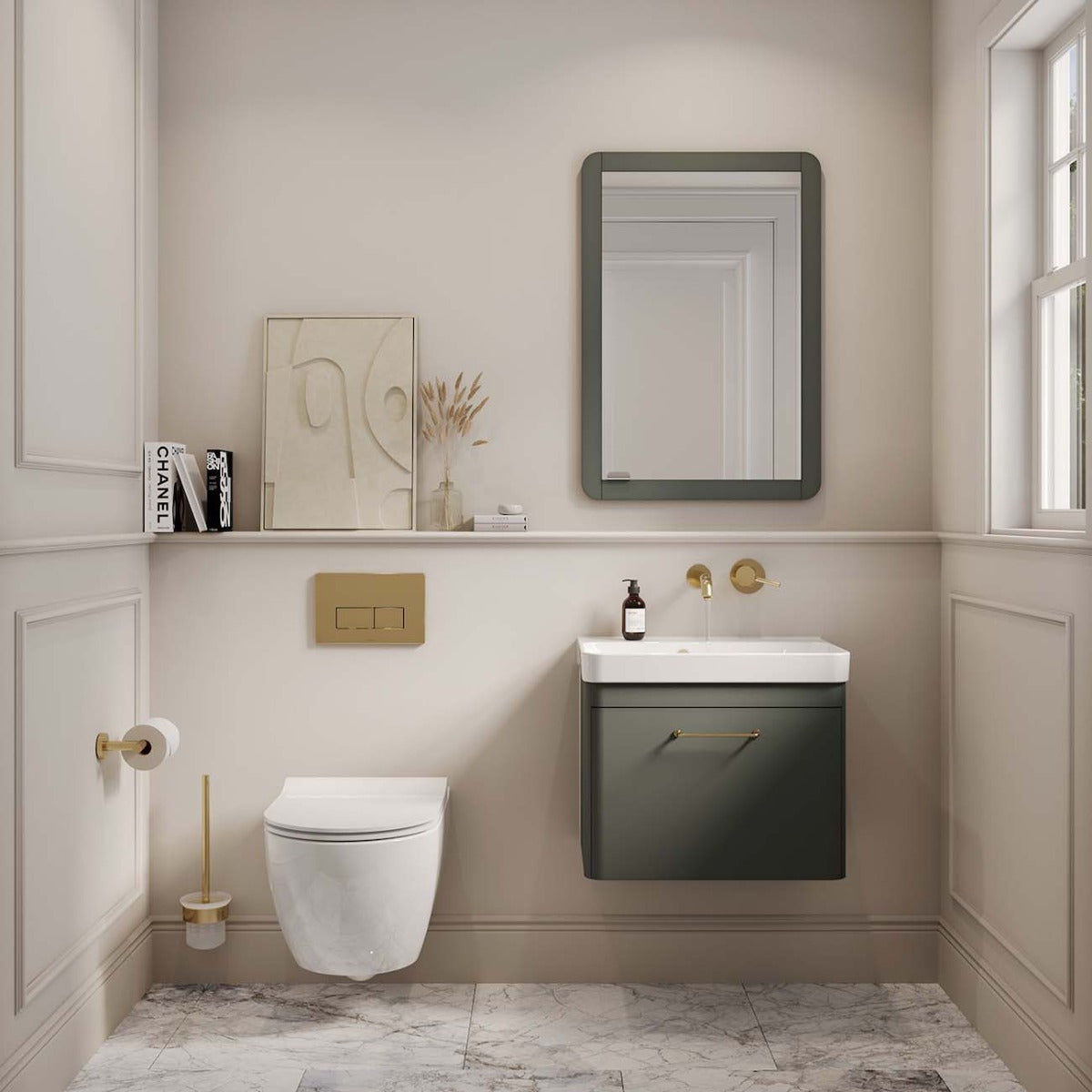 SANEUX Prague Rimless Wall Hung WC Pan