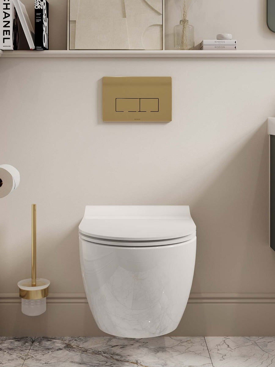 SANEUX Prague Rimless Wall Hung WC Pan