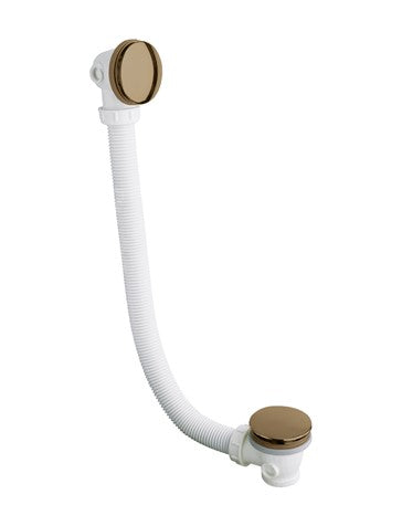 Crosswater Bath Click Clack Waste-Unlaquered Brushed Brass