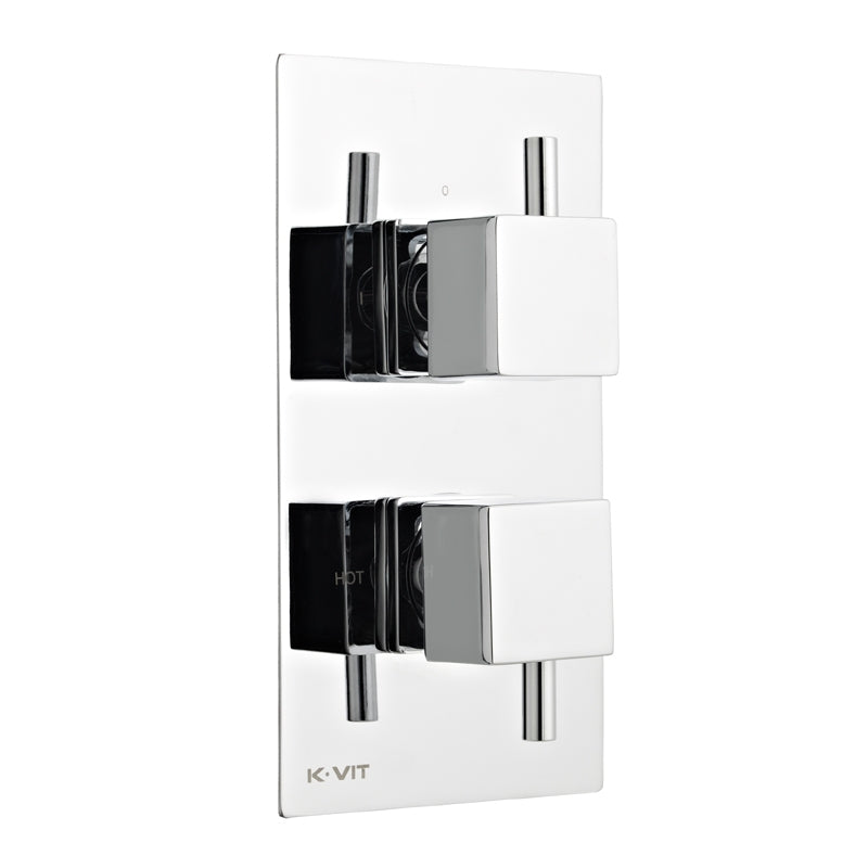 SW6 Pure Thermostatic Concealed Shower with Adjustable Slide Rail Kit Option 1