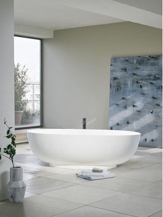 Clearwater Puro 1700 x 750mm Clear Stone Freestanding Bath