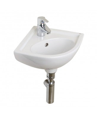 RAK Compact Corner Basin 2 Tap-Hole
