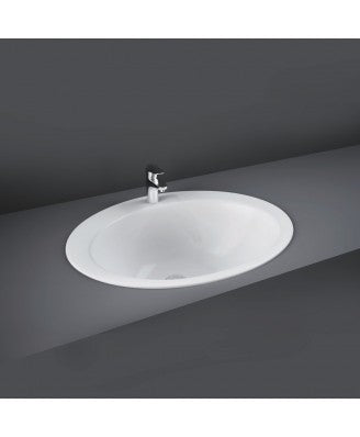 RAK Jessica 53cm Over Counter Wash Basin 1 Tap-Hole