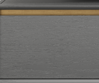 LUXE81 Rhine Grey Unit With 3TH Marble Stone Top