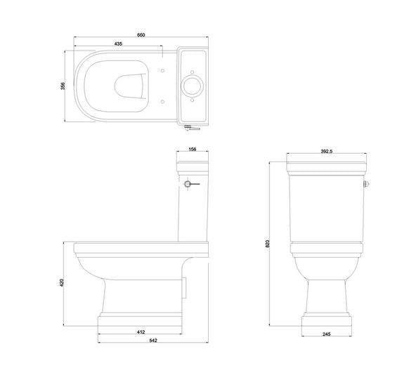 Burlington Riviera Open Back Complete WC