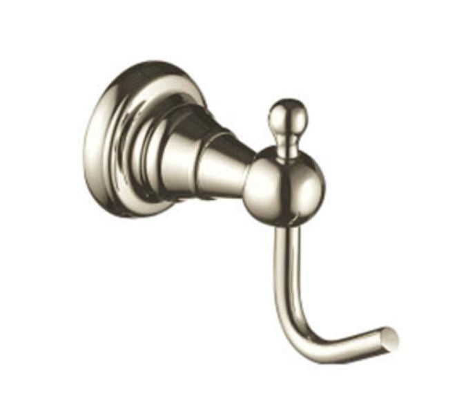 Traditional Holborn Wall Mounted Robe Hook Vintage Gold