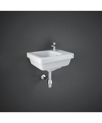 RAK Resort 36cm Slimline Hand Basin 1 Tap-Hole Right Hand