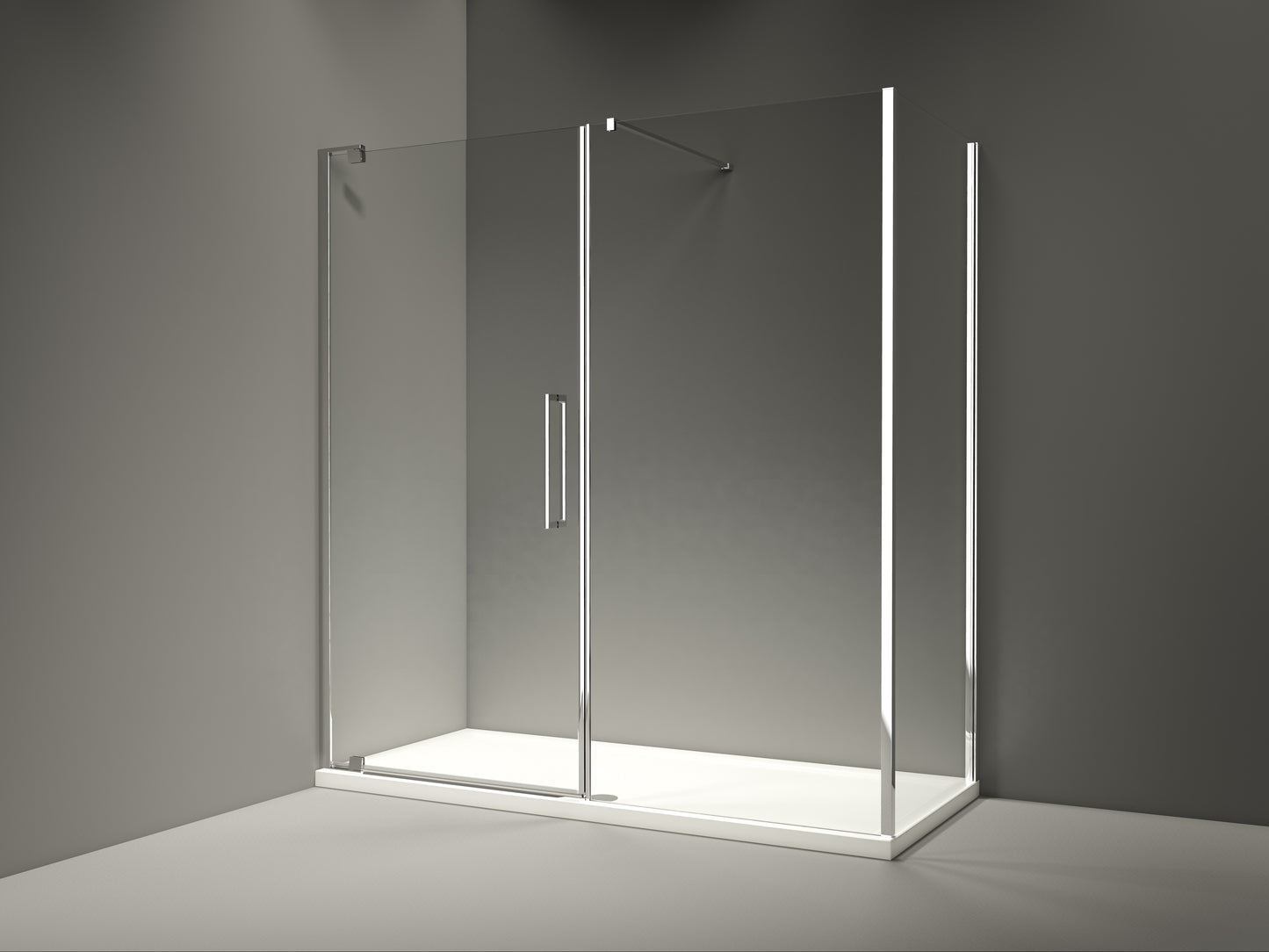 Merlyn 10 Series 800mm Pivot Inline Side Panel
