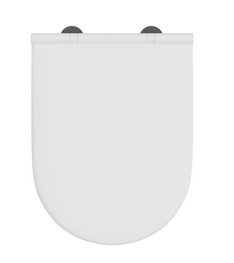 Stamford Soft Close BTW Toilet Seat - White Gloss Finish