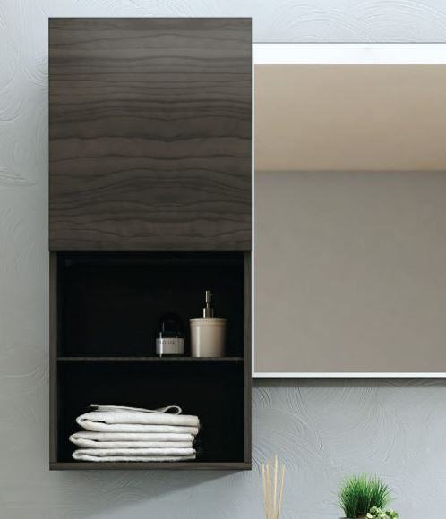 Essentials Liberty Wall Storage Cabinet in Grey Oak