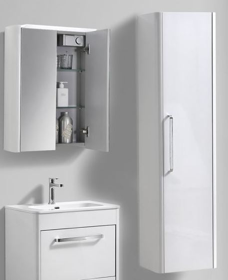 Essentials Suburb 1500mm Wall Storage Unit in White Gloss