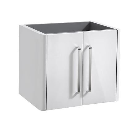 Essentials Superb 600x390mm Double Door Wall Mounted Unit Unit in White Gloss
