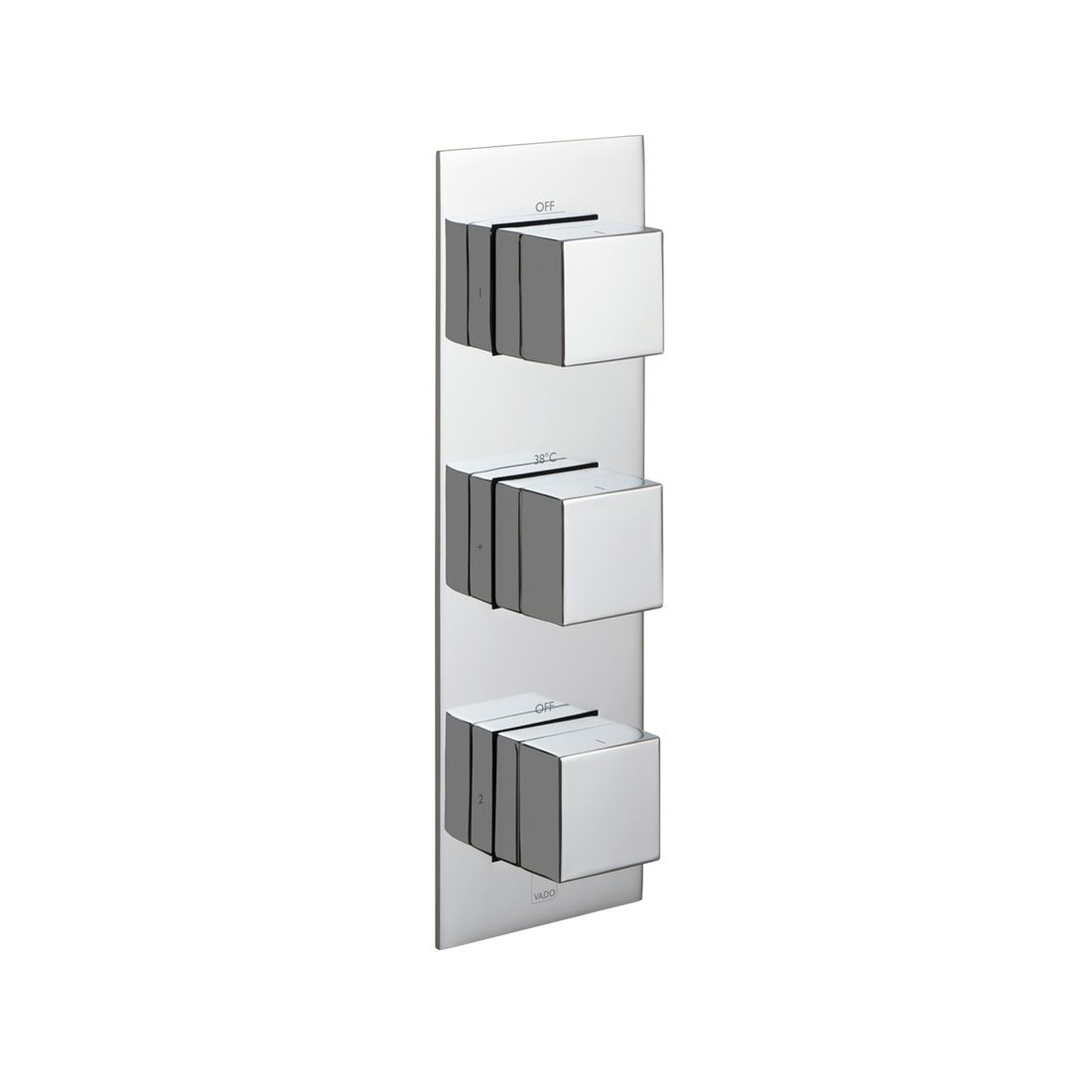 VADO Tablet Notion 2 Outlet Thermostatic Valve