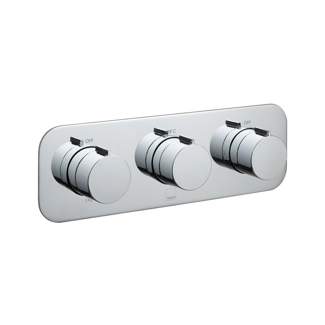 VADO Tablet Altitude 3 Outlet Thermostatic Valve All-Flow