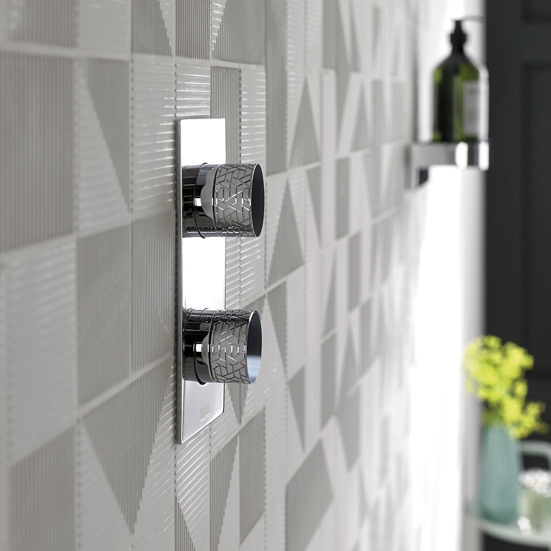 VADO Tablet Omika -2 Outlet Thermostatic Valve All-Flow