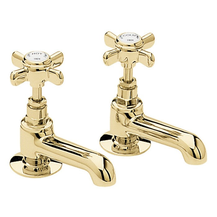Heritage Dawlish Basin Taps (choose finish)