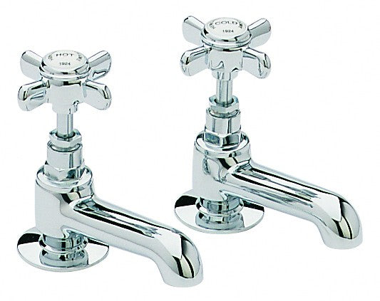 Get Traditional Bath with Heritage Dawlish Basin Taps (pair)