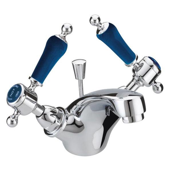 Heritage Glastonbury Midnight Blue 1 Taphole Basin Mixer
