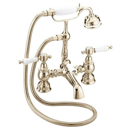 Heritage Glastonbury Bath Shower Mixer with Hose & Handset