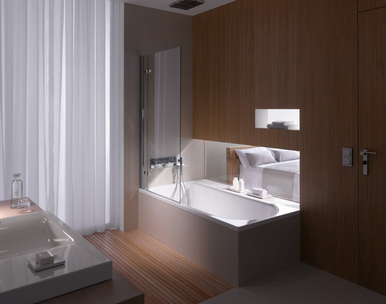 Bette Ocean 1700X750mm L/Hand Overflow Bath No Tap Hole