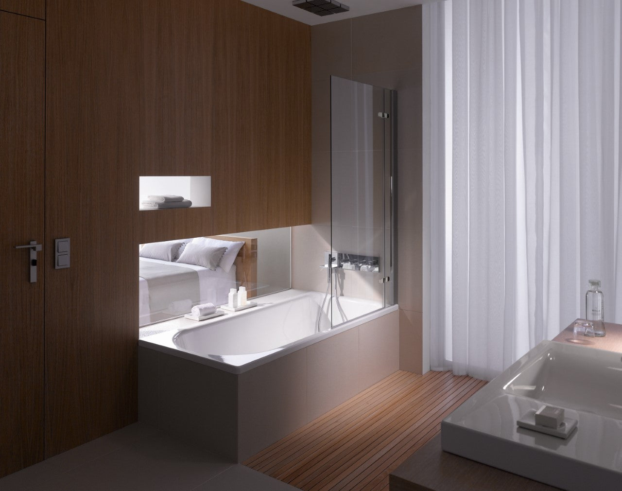 Bette Ocean Lowline 1700x750 R/Hand Steel Bath- No Tap Holes