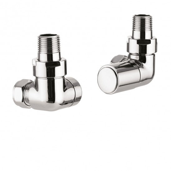 Crosswater Glide Corner Radiator Valves Chrome