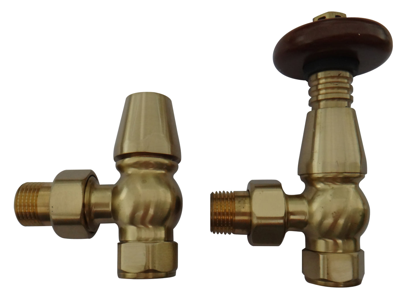 SW6 Traditional Valves (Pair) Angled Brass